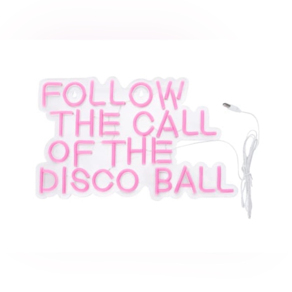 Pink Neon Party Sign - Picture 2 of 6